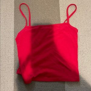 Red Brandy Melville tank top